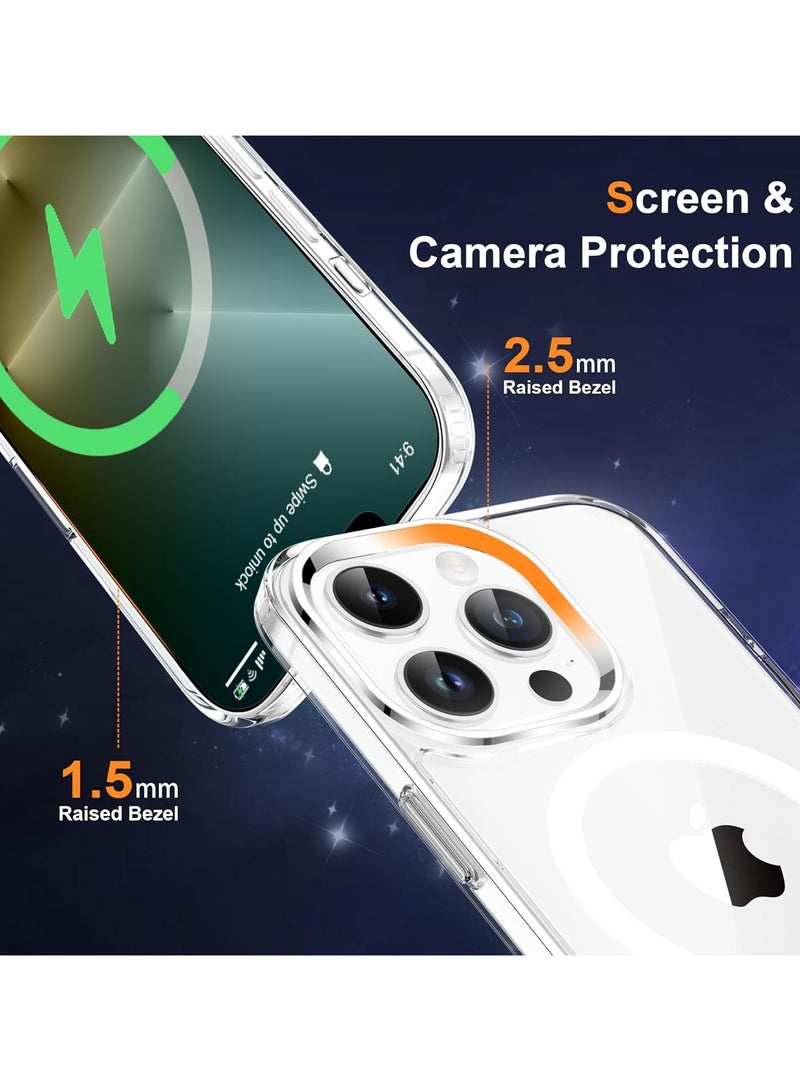 Denx Package 3 in 1 For iPhone 14 Pro, Clear Case with Screen Protector & Lens Protector, Compatible with Magsafe, High-Grade Protection & Anti-Yellowing, Magnetic Case for iPhone 14 Pro, Transparent  - Image 5
