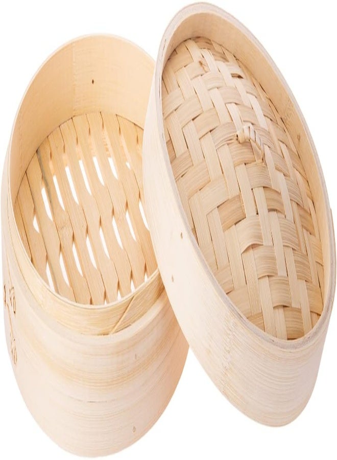 AKDC Round Steamer 21Cm X 20Cm X 8Cm Bamboo Brown - Image 5