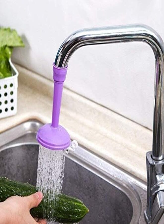 Kitchen Faucet Plastic Adjustable Tap Extender Sink Tap Shower Head Nozzle Saving Water for Kitchen Water Outlet Shower Head Water Filter Sprinkler (Multicolor)