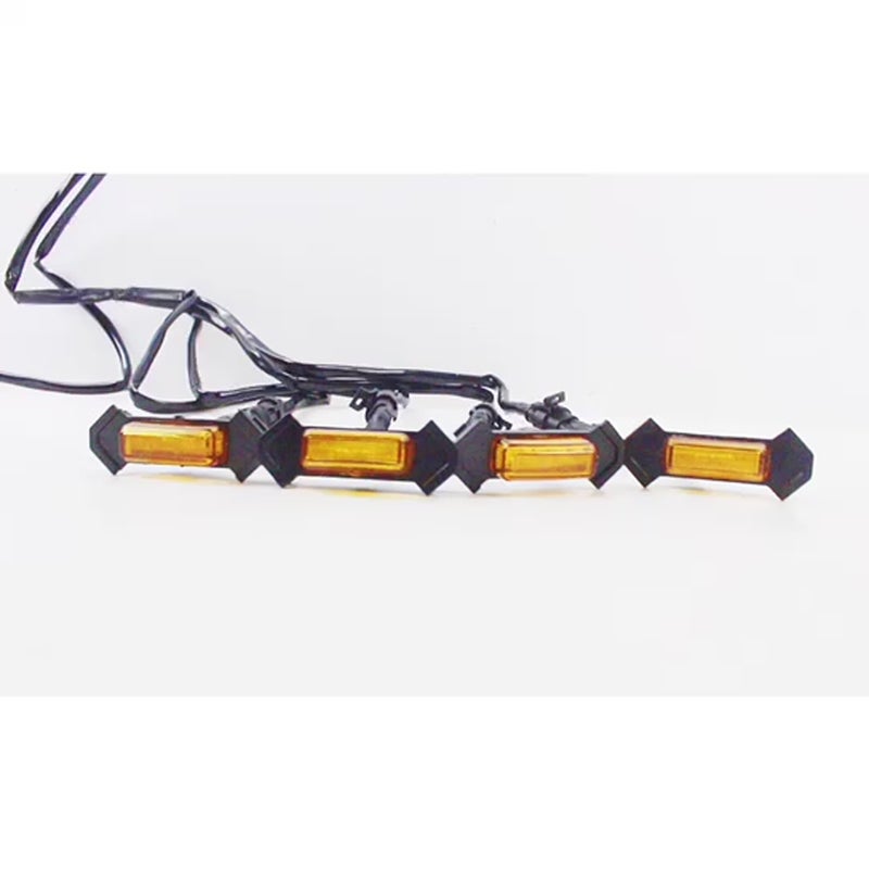 مجموعة إضاءة شبكية LED - أضواء تشغيل نهارية للسيارة - ملحقات تعديل السيارات - Image 1