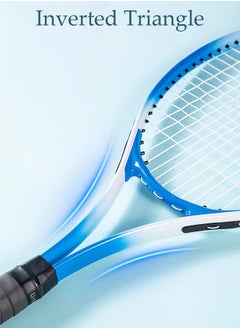 DUNISO Single Tennis Racket Set for Student Training Tennis and Beginners of 1 Tennis Racquet Lightweight Including 2 Tennis Balls 1 Non-slip Hand Glue 1 Tennis Bag and 1 Water Injection Base  - Image 5