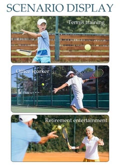 DUNISO Single Tennis Racket Set for Student Training Tennis and Beginners of 1 Tennis Racquet Lightweight Including 2 Tennis Balls 1 Non-slip Hand Glue 1 Tennis Bag and 1 Water Injection Base  - Image 2