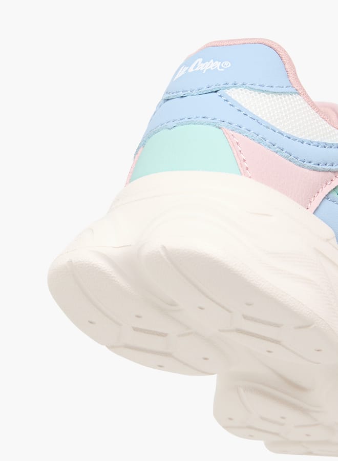 Lee Cooper أحذية رياضية ملونة للفتيات مع إغلاق بخطاف وحلقة - Image 3