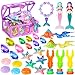 VGOFUN Diving Pool Toys for Kids Ages 312 31 Pcs Mermaid Pool Toys Diving Gem Toys with Pirate Treasure Chest Summer Underwater Game Toys Swimming Training Gift for Boys Girls with Storage Bag - Image 3
