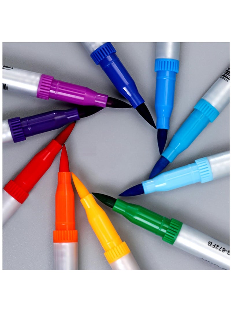 Excefore Multicolor Hook Line Pens Set, 24 Pack Watercolor Painting Pens Creative Stationery Student School Office Art Craft Supplies - Image 4