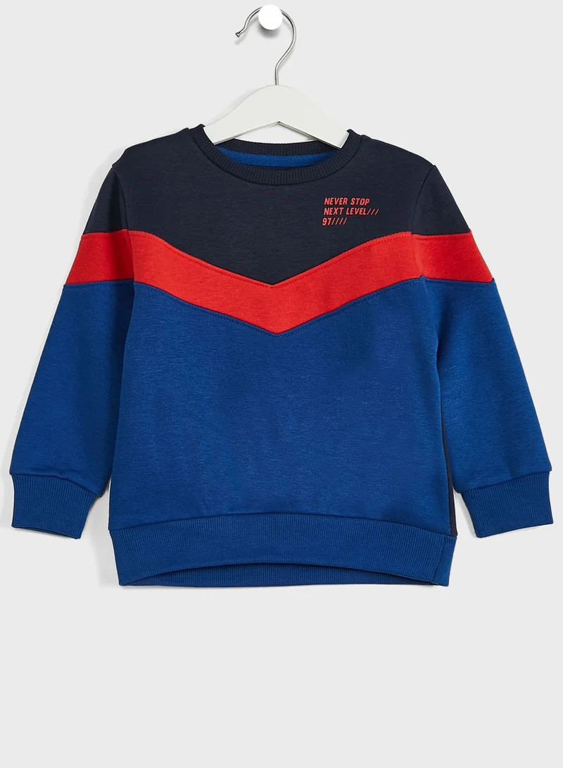 MINOTI Kids Colour Block Tracksuit
