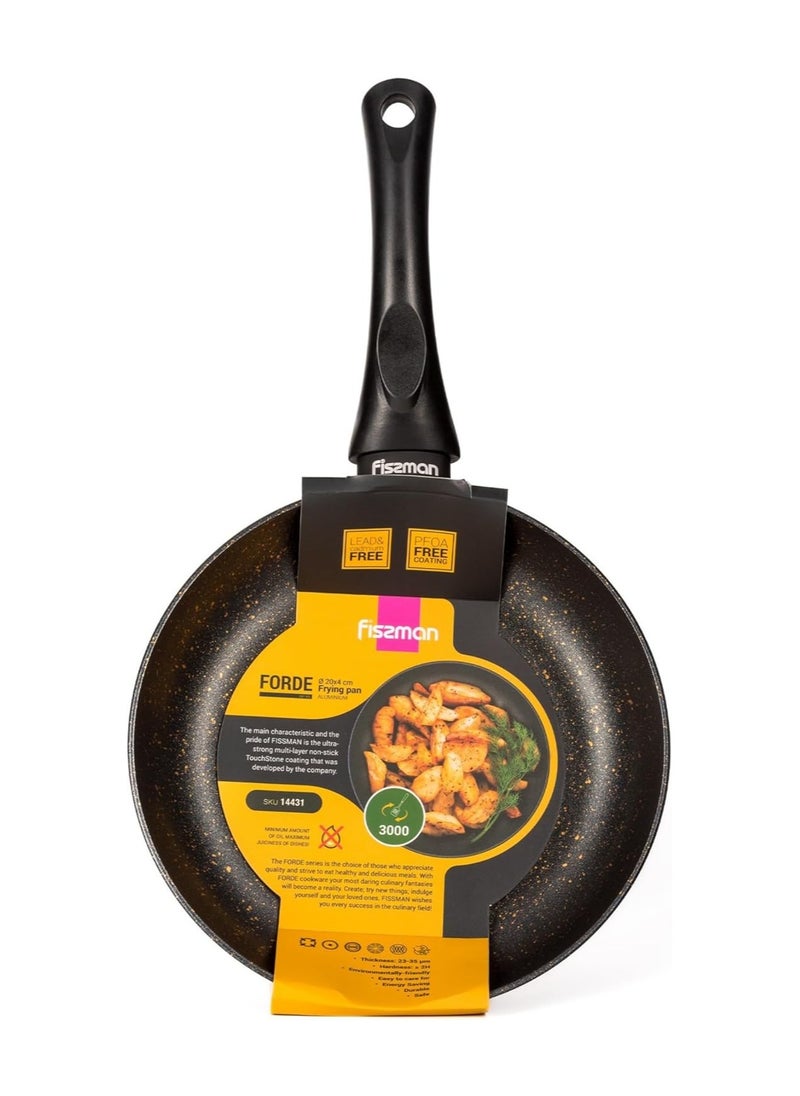 Fissman Fry Pan 20cm, Aluminum Touch Stone Non-Stick Coating Frying Pan Fiore Series, Induction Bottom  - Image 5
