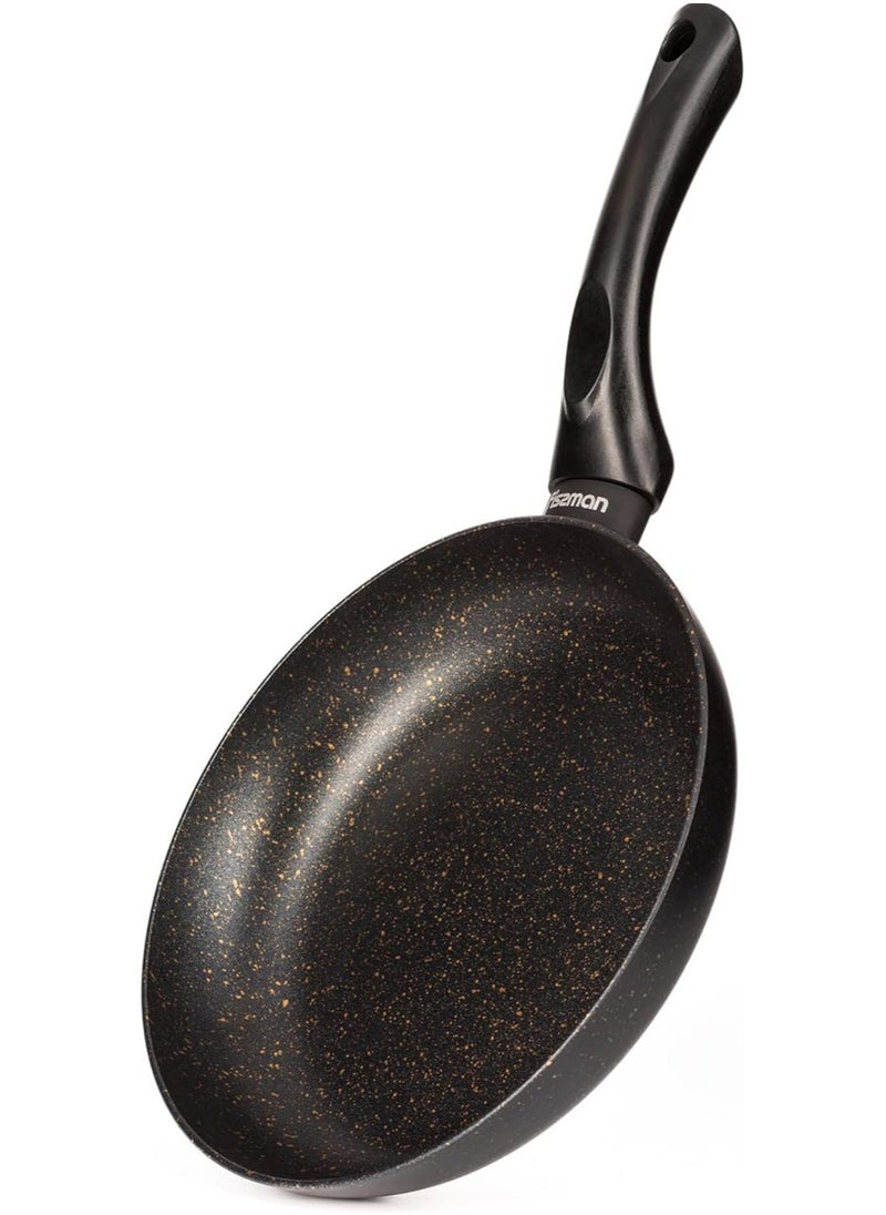 Fissman Fry Pan 20cm, Aluminum Touch Stone Non-Stick Coating Frying Pan Fiore Series, Induction Bottom  - Image 1