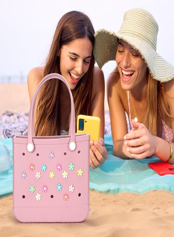 Ella & Emma 16Pcs Flower Charm Accessory for Bogg Bags and Simply Southern Totes, Decorative Accessories to Customize Your Beach Tote Bag - Image 5