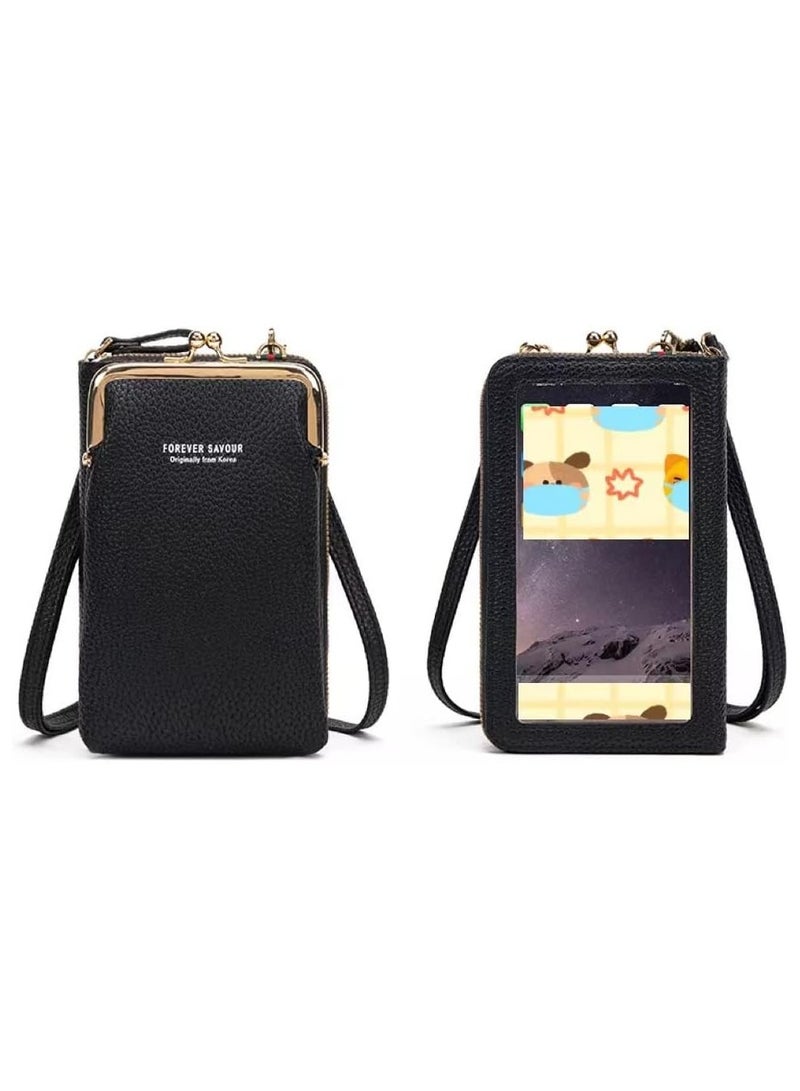 Cool Baby Style COOLBABY Lightweight Crossbody Cell Phone Purse for Women  PU Leather Shoulder Bag Card Holder Wallet  - Image 1