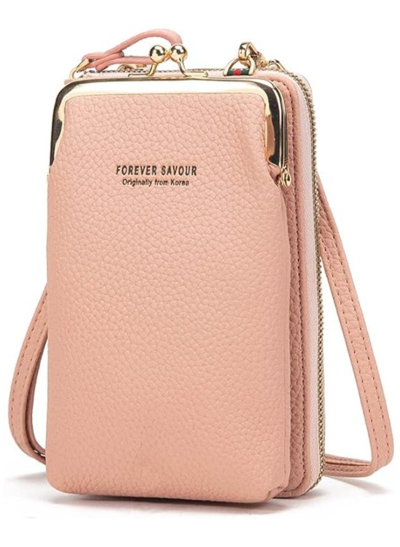 Cool Baby Style COOLBABY Lightweight Crossbody Cell Phone Purse for Women  PU Leather Shoulder Bag Card Holder Wallet  - Image 2