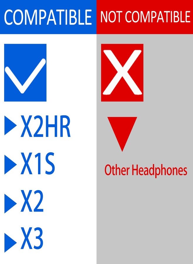 Sixsop Replacement Earpads for Fidelio X2HR X1S X2 X3 Over-Ear Headphones (Velour) - Image 2