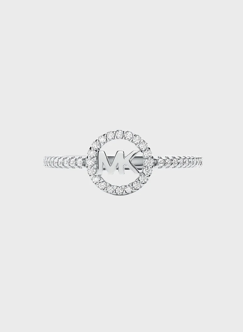 Monogram Embellished Ring