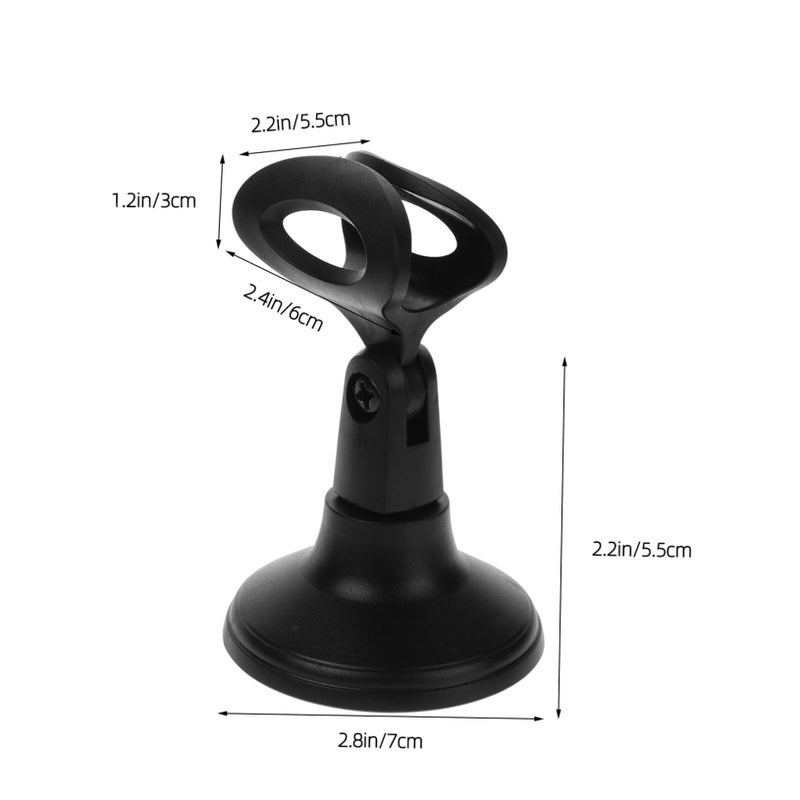 Adjustable Desktop Microphone Stand Round Base Holder For Recording Streaming 2 Pack - Image 3