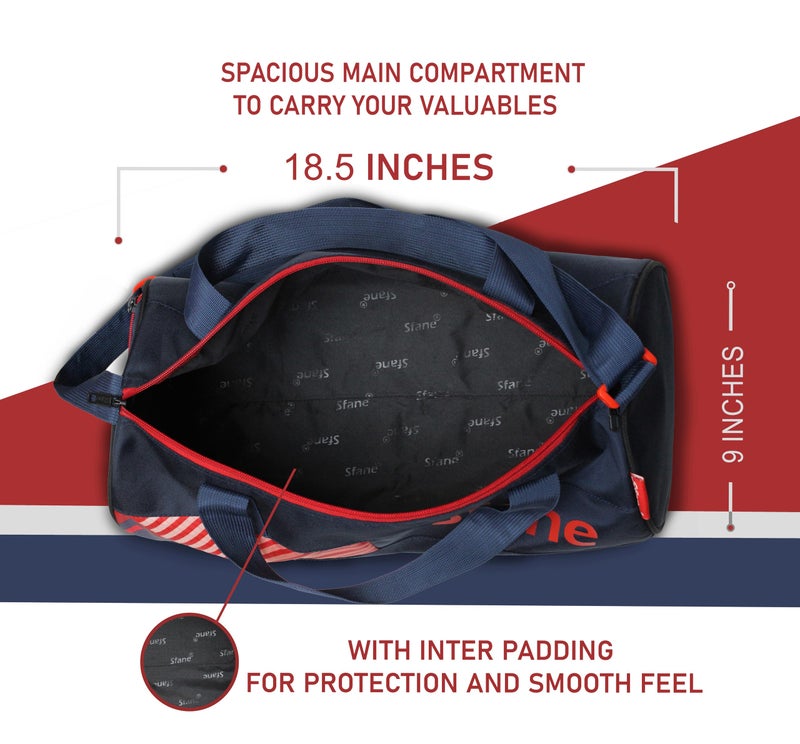 Sfane Gym Bags for Men Sports Gym Bags for Women Duffel Bag Sports Bag (Red) - Image 2