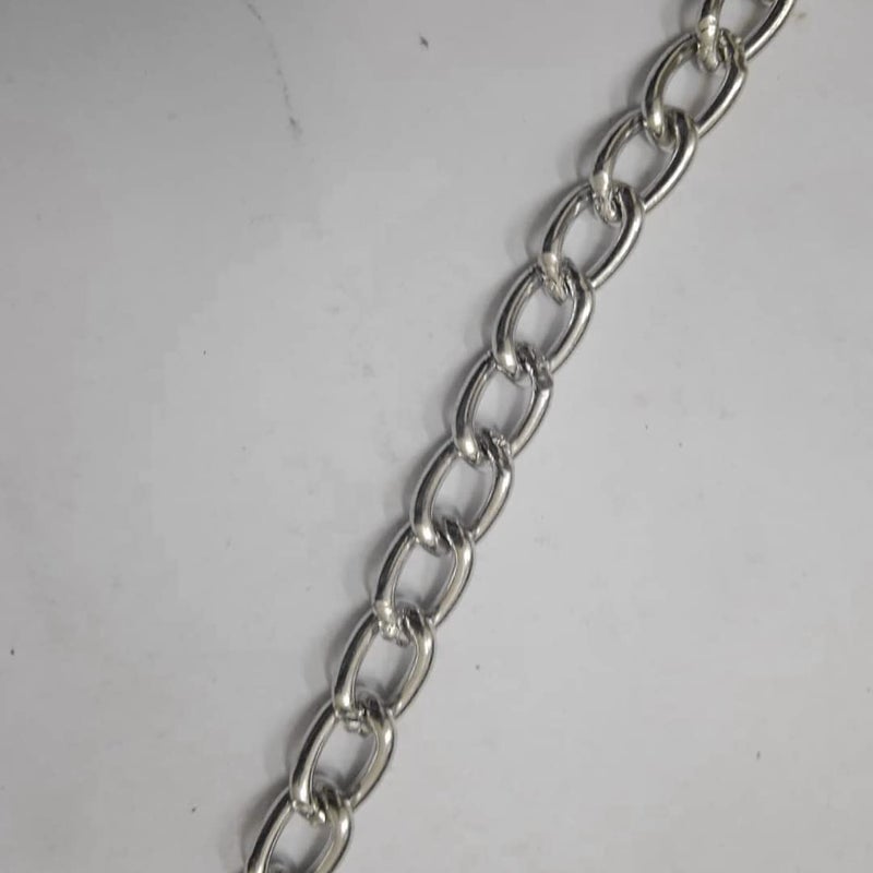 B.K.Jagan and Co BKJagan Co Stainless Steel Chain Zinc Coated 15Foot - Image 2