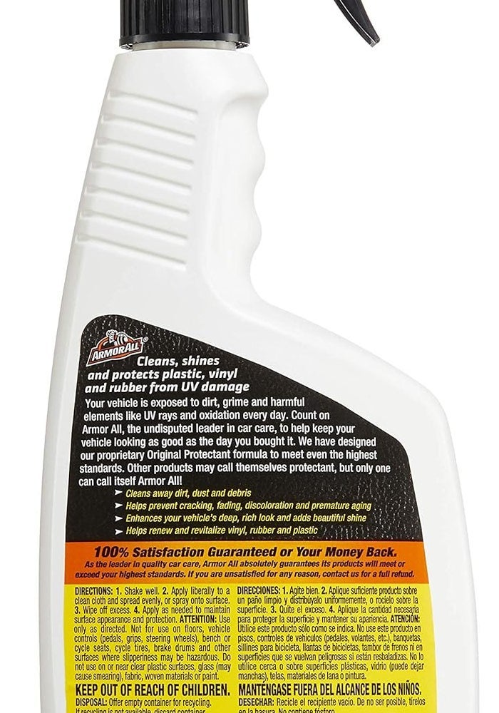 Armor All Original Protectant - 16 Fl Oz Spray for Automotive Interior Care - Image 2