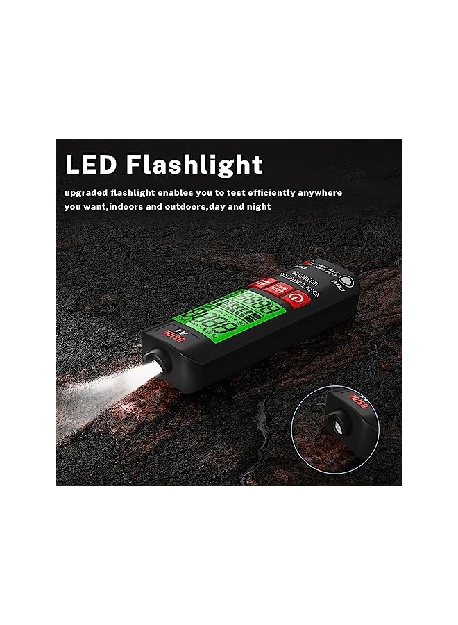BSIDE Multimeter Digital Anti-Burn Intelligent Digital Multimete Digital Tester Voltage Tester with VCN & LED Flashlight,Digital Multimeter for Electronics Home Merchant - Image 5