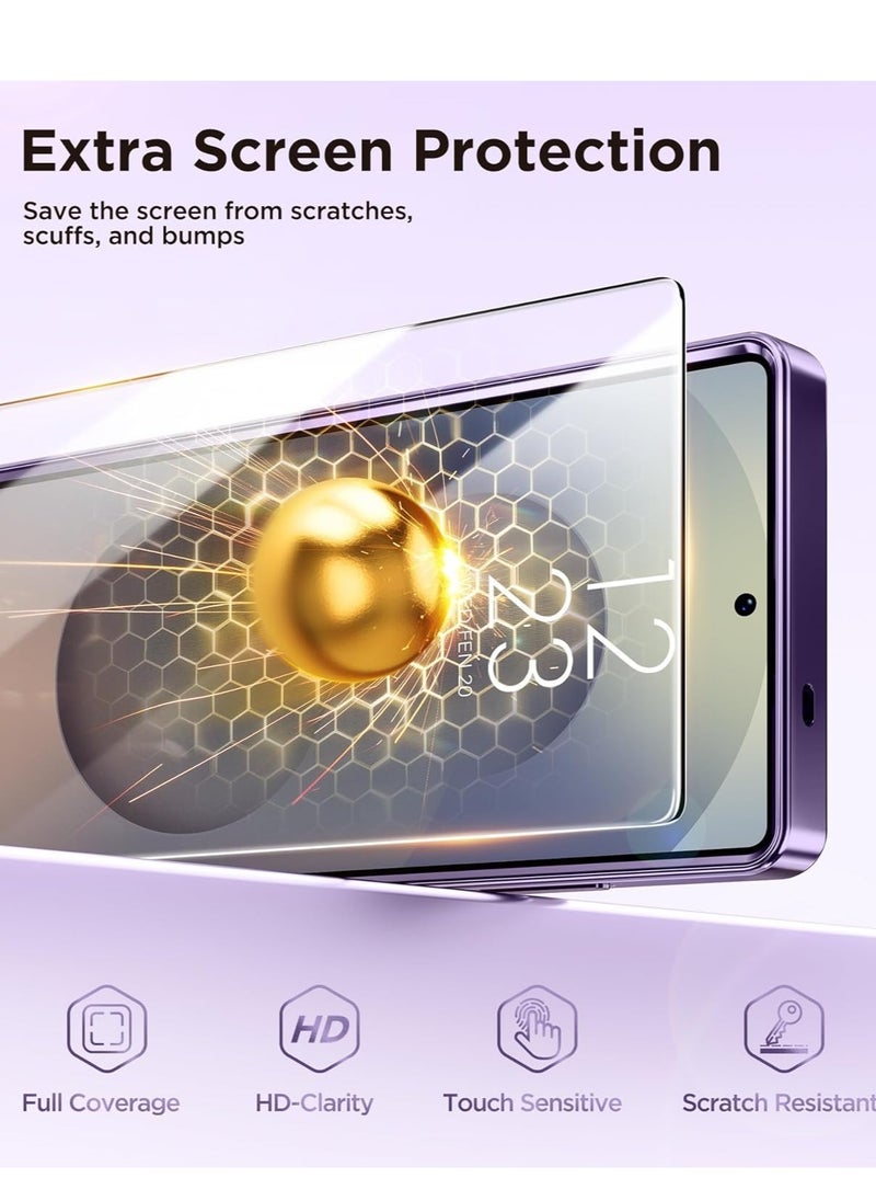 DUSALA Samsung Galaxy S25 Ultra Case Cover Magnetic with Magsafe Support Wireless Charging Cover with Screen Protector Full HD Clear Glass for Galaxy S25 Ultra 6.9 Inch - Image 4