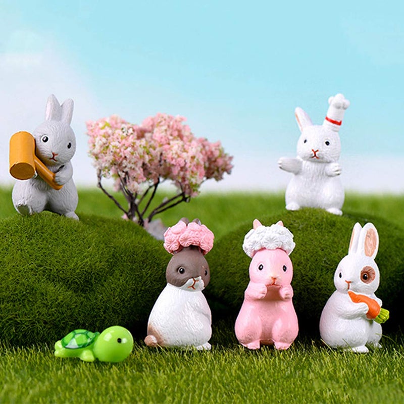 MAOMIA 12 PCS RABBIT TOMES FOR KIDS BUNNIES TOY TOY TOY CAK - Image 3