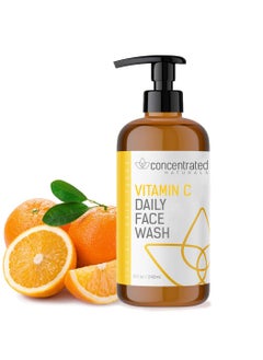 Vitamin C Face Wash Daily Cleanser wMarine  Plant Extracts  Retinol  Works to Help Cleaner Brighten  Balance Complexion 8 Fl Oz  240mL