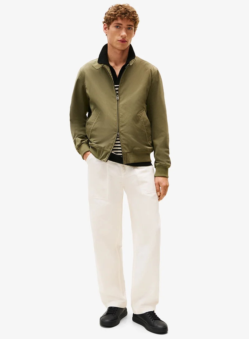 تومي هيلفيغر حذاء سنيكرز من الجلد