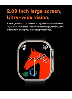 Generic S8 Ultra Max Unisex Smart Watch Series 8 with 2.08 Inch Display Bluetooth Call NFC Waterproof Sport Smartwatch Compatible with Apple and Android  - Image 3