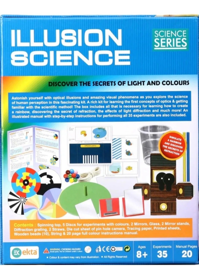 إيكتا عدة تجارب علمية للوهم البصري للأطفال – ٣٥ نشاطًا تعليميًا للأطفال من عمر ٨ سنوات فما فوق - Image 2
