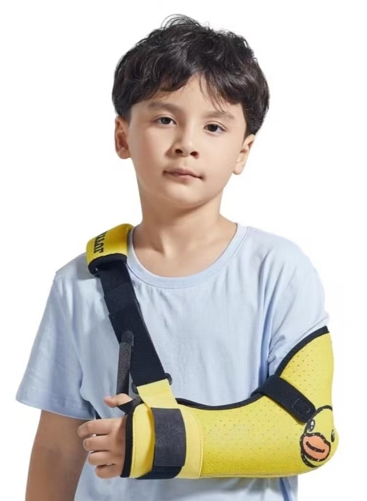 general Kids Arm Sling Shoulder Immobilizer with Waist Strap Sponge Filled Holder Support Brace for Child Boy Girl - Image 1
