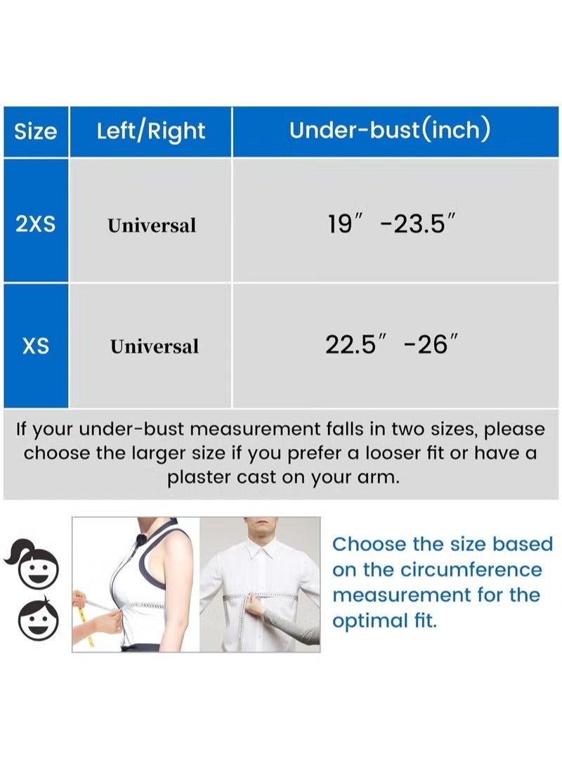 general Kids Arm Sling Shoulder Immobilizer with Waist Strap Sponge Filled Holder Support Brace for Child Boy Girl - Image 5