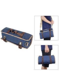 HomarKet Bartender Kit Bag Portable Waxed Canvas Bag Can Use For Professional 17-Piece Bar Tool Set with Shoulder Strap for Easy Carry Bar Tools Not Include  - Image 2