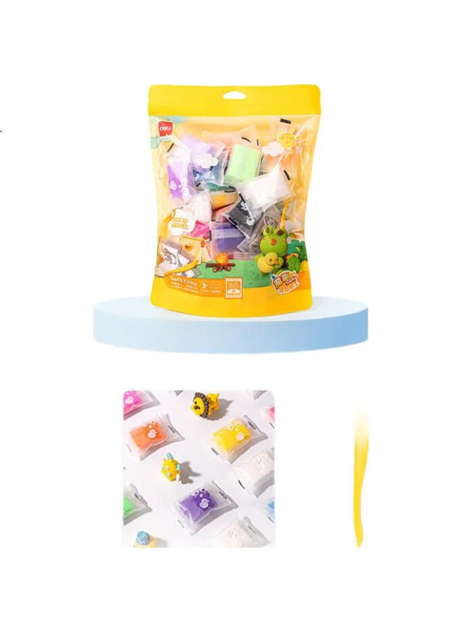 ديلي Deli Kids 36 Colors صلصال الهواء يجف طين تشكيل خفيف للغاية مجموعة ديي لعبة هدية عيد ميلاد Yc185-36 - Image 3