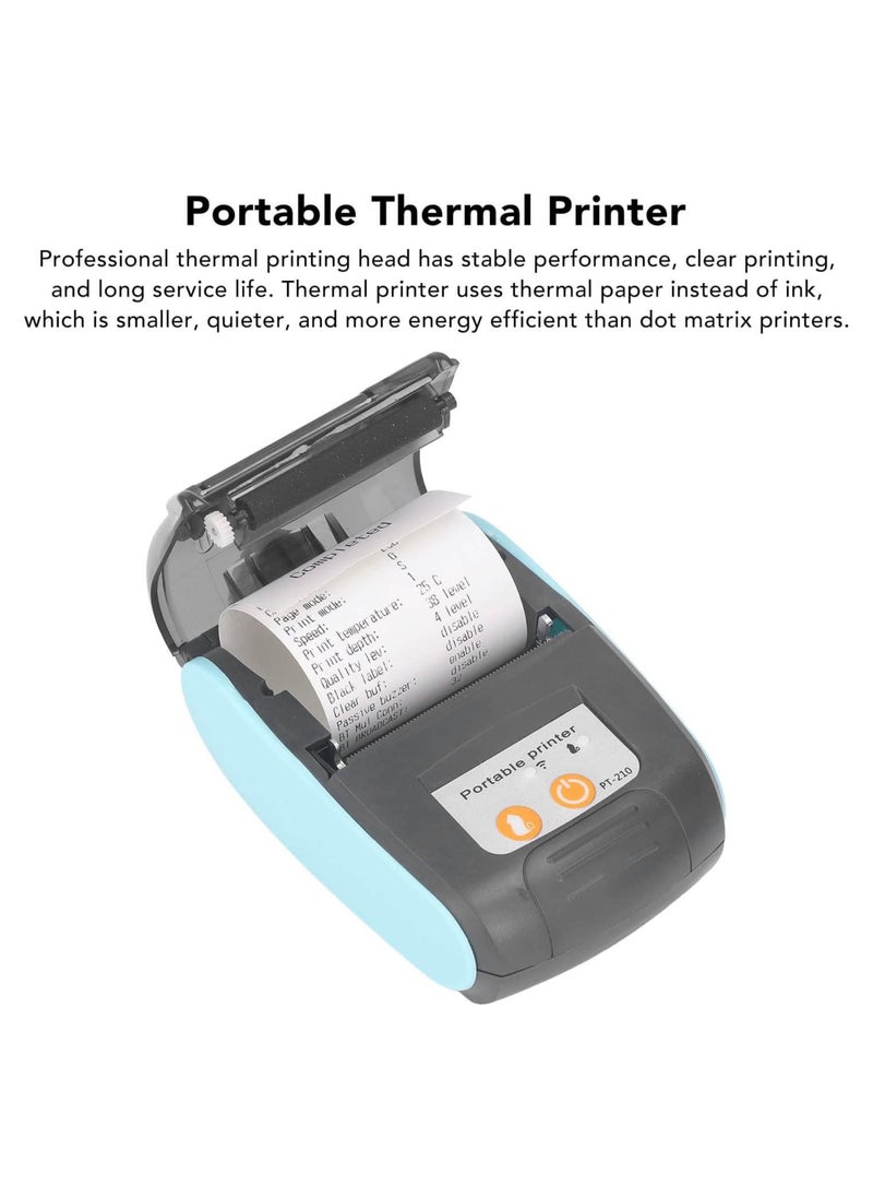 Portable Thermal Printer Handheld 58mm Receipt Printer for Retail Stores Restaurants Factories Logistics