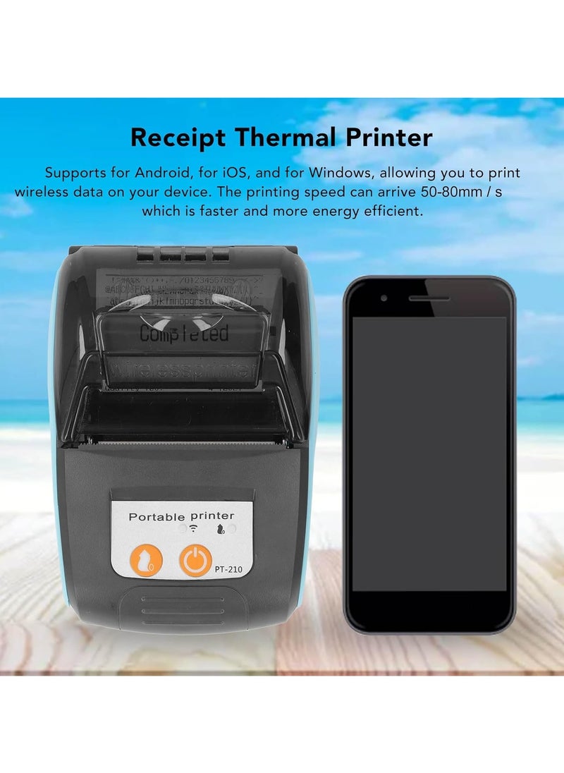 Portable Thermal Printer Handheld 58mm Receipt Printer for Retail Stores Restaurants Factories Logistics