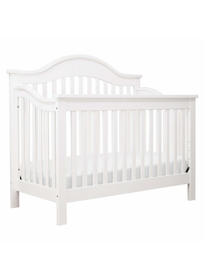 Davinci سرير جاييدن 4 في 1 القابل للتحويل باللون الأبيض، معتمد من Greenguard Gold - Image 1