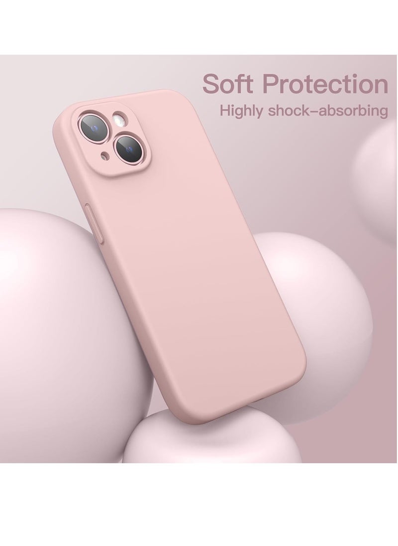 Raxoom ELTRAZONE Magnetic Silicone Case for iPhone 15 6.1-Inch, Compatible with MagSafe, Phone Cover with Camera Lens Full Protection (Pink) - Image 5