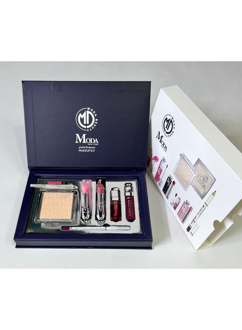  مودا بيوتي بوكس مكياج جديد 7 قطع – إطلالة متكاملة وأناقة يومية - Image 1