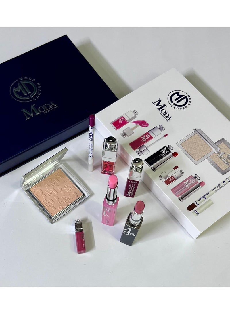  مودا بيوتي بوكس مكياج جديد 7 قطع – إطلالة متكاملة وأناقة يومية - Image 2