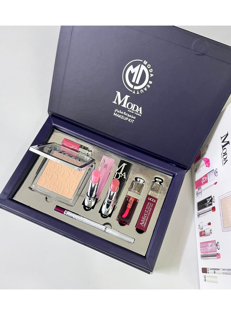  مودا بيوتي بوكس مكياج جديد 7 قطع – إطلالة متكاملة وأناقة يومية - Image 3