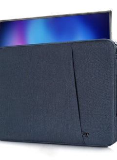 Excefore Portable Monitor Carrying Sleeve, Navy Blue, Fits 15.6-Inch Portable Monitors (MNN, Newsoul, KYY, InnoView, Arzopa, QQH, ViewSonic, ZSCMALLS, Cocopar, Lepow)  - Image 1