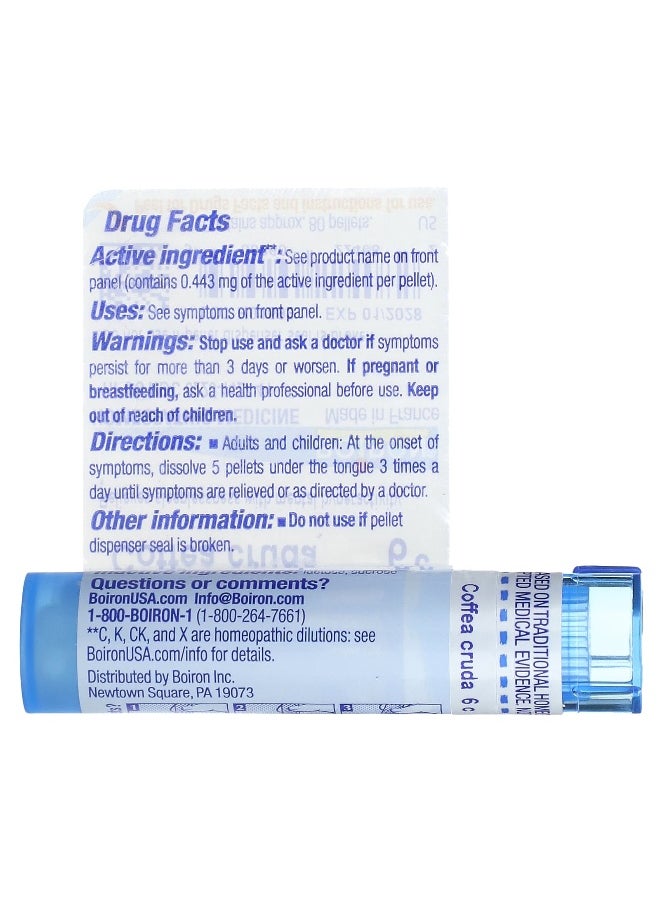 Boiron Boiron, Coffea Cruda, 6C, Sleep Aid, Approx 80 Pellets  - Image 2