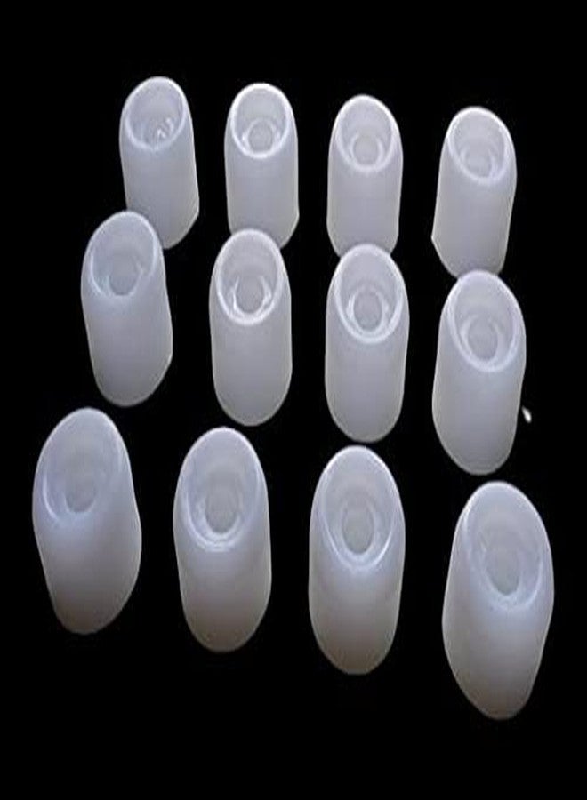 TMC Round Plastic Door Stopper | Door Mounted Door Stopper | Door Bush | Medium Pack of 12 Pieces - Image 3
