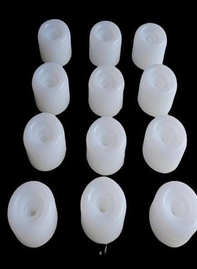 TMC Round Plastic Door Stopper | Door Mounted Door Stopper | Door Bush | Medium Pack of 12 Pieces - Image 2
