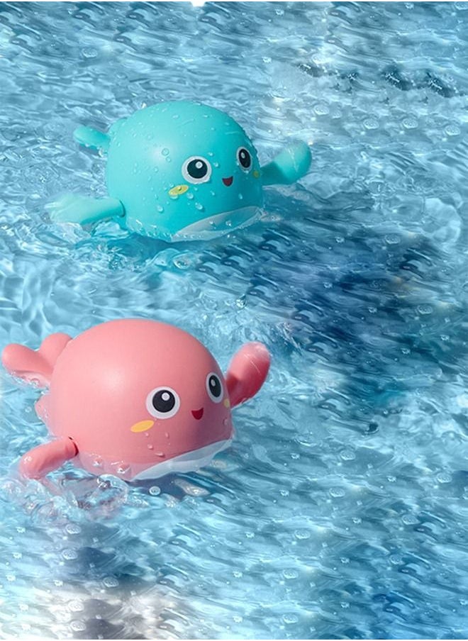 Generic - Bath Toys, 2 PCS Little Dolphin Wind-up Swimming  Toys Floating Water Pool Play Sets, Bathtub Shower Fun Bathtime - Image 1