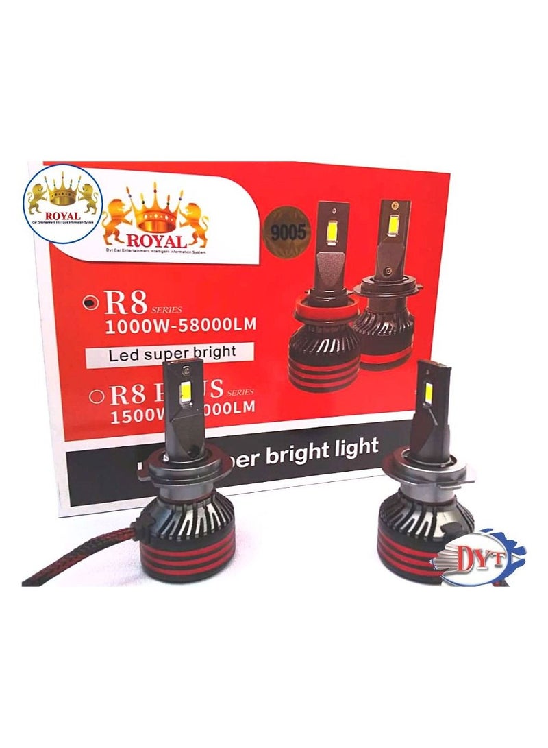 Royal Led Headlight 9005 - DYT R8 - Image 3