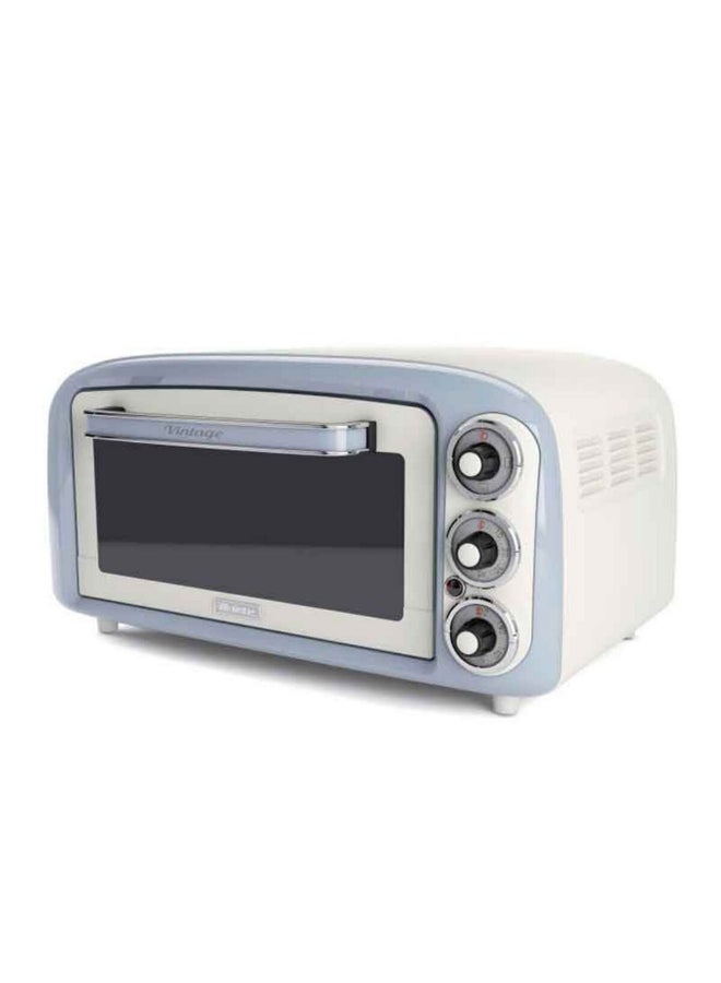 أريتي 1380W Vintage Electric Oven Blue and White 18 Liter 00C097905ARAS 18 L 1380 W 00C097905ARAS Blue and White - Image 1