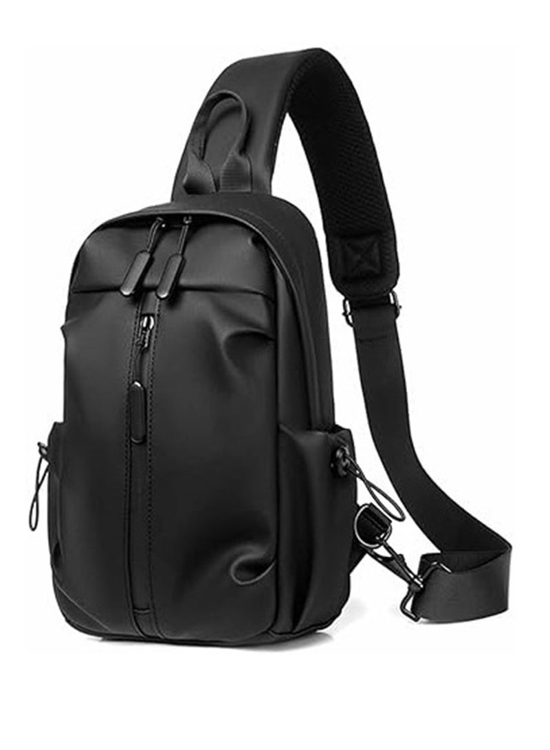 Casual Crossbody Messenger Shoulder Bag for Men and Women, Suitable for Daily Use, Hiking, Work, Cycling, Travel  - Image 1