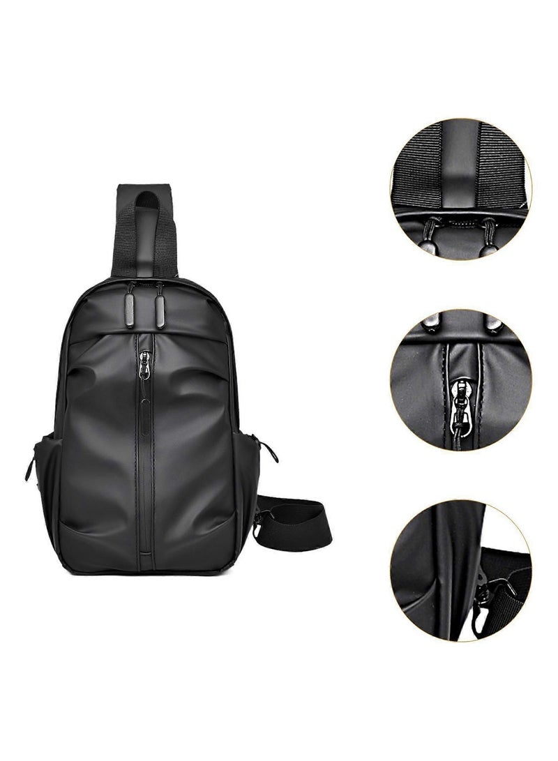 Casual Crossbody Messenger Shoulder Bag for Men and Women, Suitable for Daily Use, Hiking, Work, Cycling, Travel  - Image 4