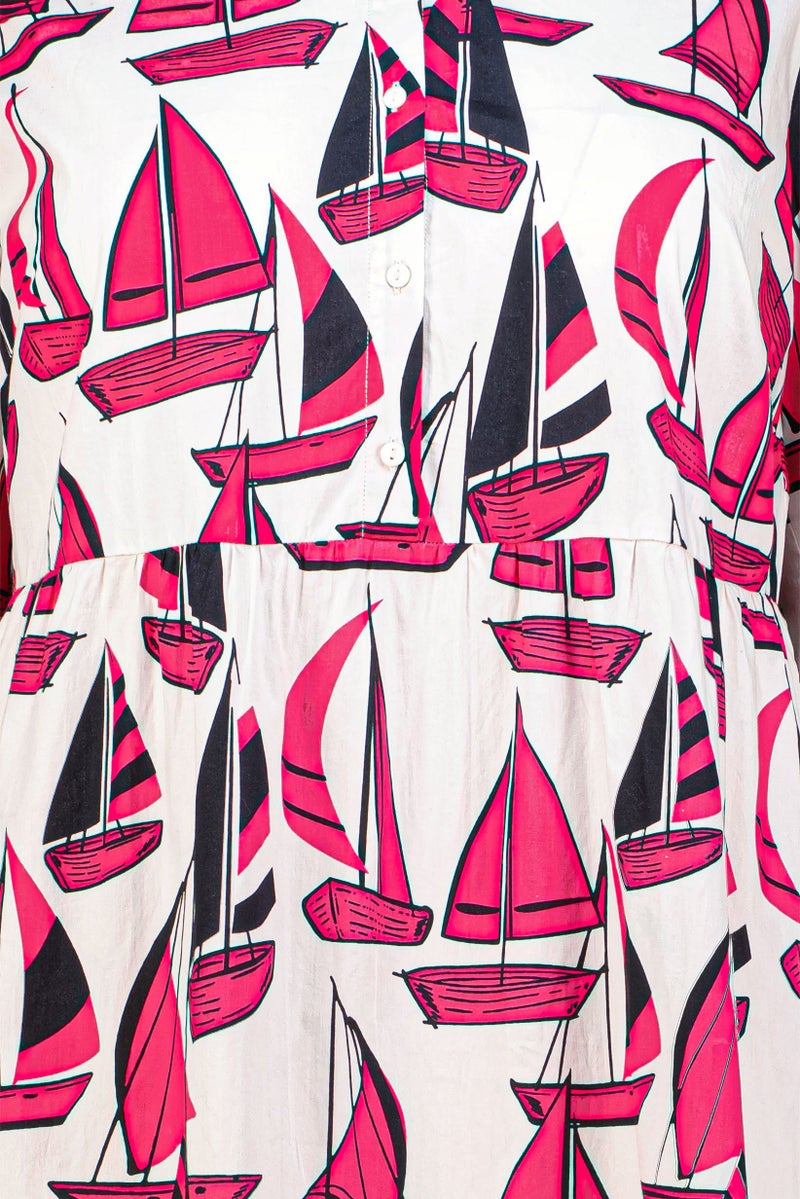 Fire & Glory Women Allover Print Midi Dress, Multicolor - Image 5