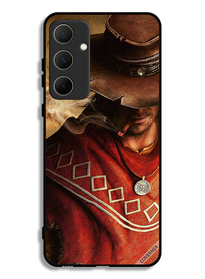 Covernex Samsung Galaxy A35 5G Protective Case Cover Stylish Hat Man - Image 1